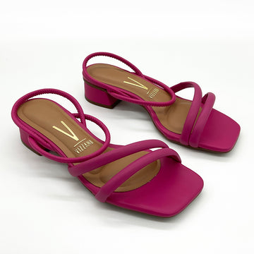 Vizzano 6454-108 Low Heel Sandal in Pink